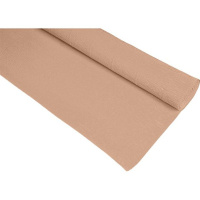 Бумага флористическая 50*250 140 г/м рулон креп Кремовая