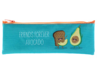 Пенал-косметичка (195*70) молния, ткань "Авокадо и хлебушек"
