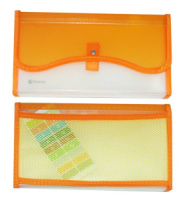 Папка 13 отд.  А6 на липучке, ассорти