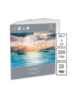 Папка для акварели  А4 20л. "Марина" скорлупа, 200г/м