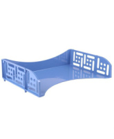 Лоток д\бумаг гориз. FIELD с широкой загрузкой, голубой Berlin