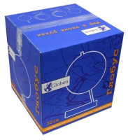 Глобус д-р 320 Политический, рельефный, классик, карт.короб