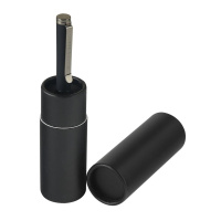 Ручка в футляре "Venezia Pragmatico. Черная" шарик., 1,0мм, металл., синие чернила