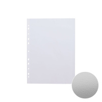 Файл с перфорацией А4 Fizzy Clear 40мкм/ 10 шт/уп., тиснение