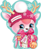 Мини-открытка 10*7см "С Новым годом!"