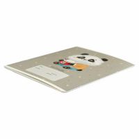 Тетрадь А5 12л кл. Феникс+ "Пастельные зверушки" выб.УФ-лак, белизна 100%