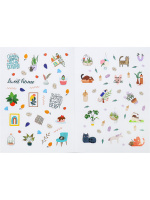 Альбом наклеек А6 8 стр., "Хюгге и кошечки"