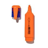 Набор текстовыделителей "Attomex" 4 цв., 1-5мм, плоск.корпус