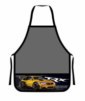 Накидка для труда 490*390мм 2 кармана "Yellow car"