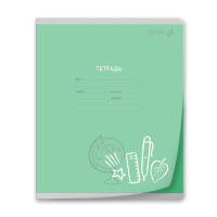 Тетрадь А5 12л лин. Светоч пласт.обл. "Царство знаний"