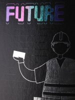 Тетрадь  А5 120л кл. на кольцах Проф-Пресс "Надпись на черном - 1" твин.лак, хол.фольга