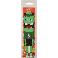 Линейка деревянная фигурная 11 см Monsters