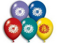 Шар с рисунком 12" "День рождения. Пожелания" 30 см