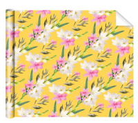 Бумага упаковочная 70*100см "Цветы"