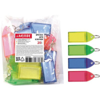 Брелок для ключей  прямоугольн., 20шт, ассорти