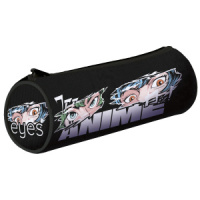 Пенал-тубус (205*65*65) молния, ткань "Глаза"