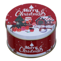 Шкатулка новогодняя 7см , металл, 6 дизайнов