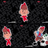 Альбом А4 30л скоба "Atomic Heart" выб.лак., пл. 100 гр/м