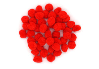 Набор "Помпоны пушистые. Красные" 15мм, 50шт.