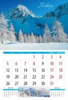 Календарь настенный перекидной  340*250мм на 2026г.  Великолепие природы