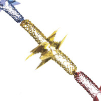 Растяжка фольгированная, многоцветная, 250*28см