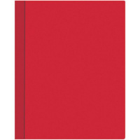 Папка c пружин. скоросш. пластик. 0,50мм, красная