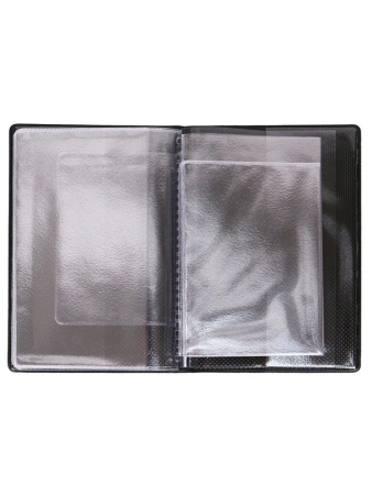 Обложка для автодокументов из к/з "Стандарт" черная