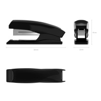 Степлер ЕК №10 до 15л. ELEGANCE чёрный