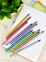 Карандаши цвет. 12цв  Феникс+ "Металлик", деревянные, 3ММ