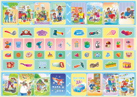 Раскраска А5 16стр. с наклейками "Помогаю папе"