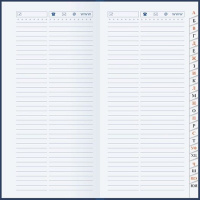 Алфавитная книга А5  80л "Панда" вырубка