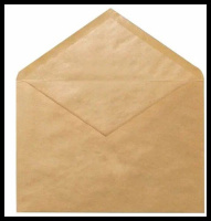 Конверт КРАФТ 229*324мм треугольный клапан, клей