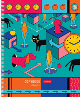 Тетрадь А5  48л кл. гребень Hatber "Весело живём" белизна 98%