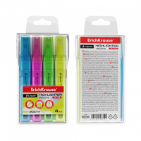 Набор текстовыделителей ЕК Liquid Visioline V-14 Neon 4 цв. (желтый, зеленый, розовый, голубой)