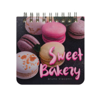 Блокнот 90*90мм пласт.обл.  60л "Pocket journal. Донат рулит!" лин