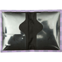 Обложка для паспорта из к/з " Bear Collection", поролон, шелкография, 1отд.д/визиток, сиреневая