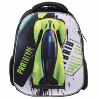 Ранец школьный 38*29*16см Hatber Ergonomic plus "Autosport" EVA