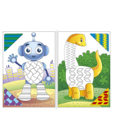 Раскраска А4 16стр. "Лоскутная раскраска. Чудесные картинки"