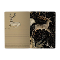 Записная книжка А5  40л. сшивка, обл.картон "Fauna.Fantasy" кл.