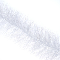 Мишура d=11см, 2м, ПВХ, белая