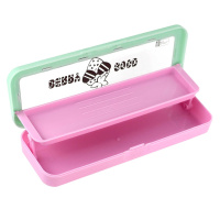 Пенал пластиковый (215*70*30) "Клубника" замок-защелка, шелкография