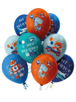 Шар с рисунком 12" С Днем Рождения! 30 см 25 шт. в уп.