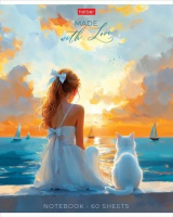 Тетрадь А5  60л ЛИН. Hatber "В хорошей компании" софт-тач, 5 диз.в блоке