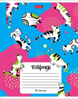 Тетрадь А5 18л кл. Hatber "Animal pattern", мат.лам., белизна 98%