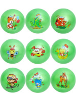 Мяч детский 15см "Любимые животные" ассорти НЕ НАДУТЫЙ