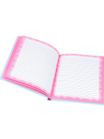 Записная книжка для девочек А5 80л. 7БЦ "Котята и чашка" твин.лак., фольга