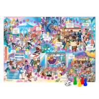 Игра с фишками 595*420мм "Аниме-таун"