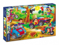 Пазлы МАКСИ 24 элемента 330*480мм.  "Увлекательные приключения"