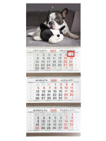 Календарь Трио  295*720мм на 2026г.  Близнецы
