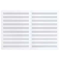 Тетрадь для нот А4  8л., вертик., скоба "Мелодия бликов"